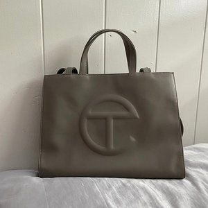 Telfar Medium Gray Bag